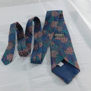 Horowitz Floral Print Silk Necktie